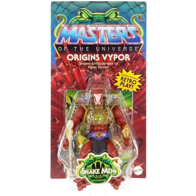 Figurine Snake Men Vypor Mattel Figurine Snake Men Vypor Mattel