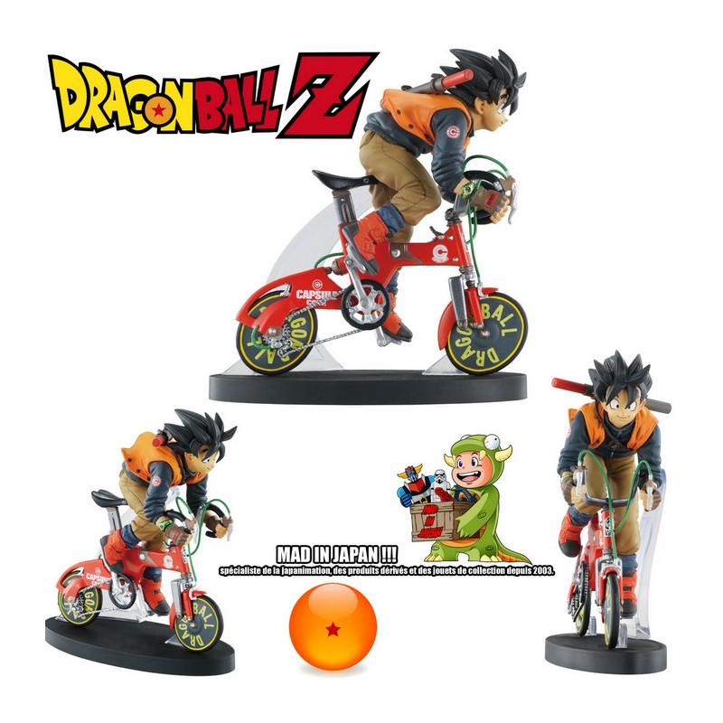 DRAGON BALL Z Figurine Son Goku sur vélo Desktop Real McCoy Megahouse