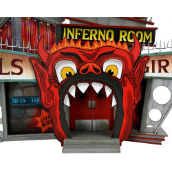 Décor Inferno Room & Figurine Beetlejuice Neca Beetlejuice 1988