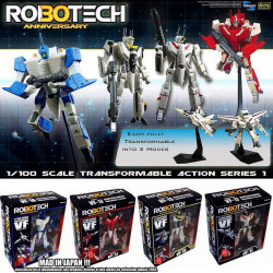 ROBOTECH figurines VF anniversary Toynami