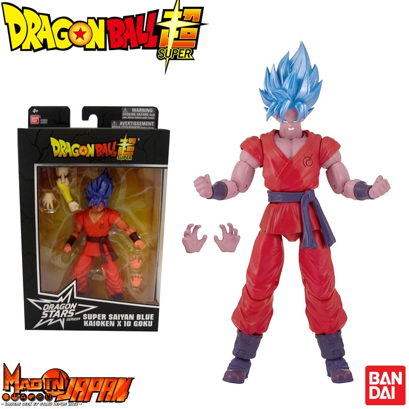 DRAGON BALL SUPER figurine Dragon Stars Goku Kaioken X 10 Bandai