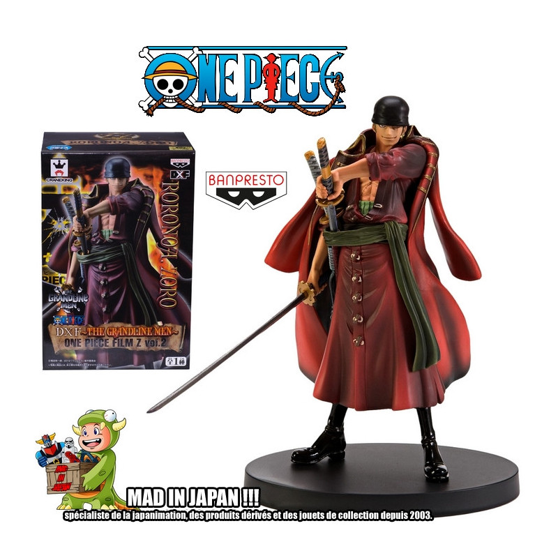 ONE PIECE figurine Zoro DXF Banpresto version Z