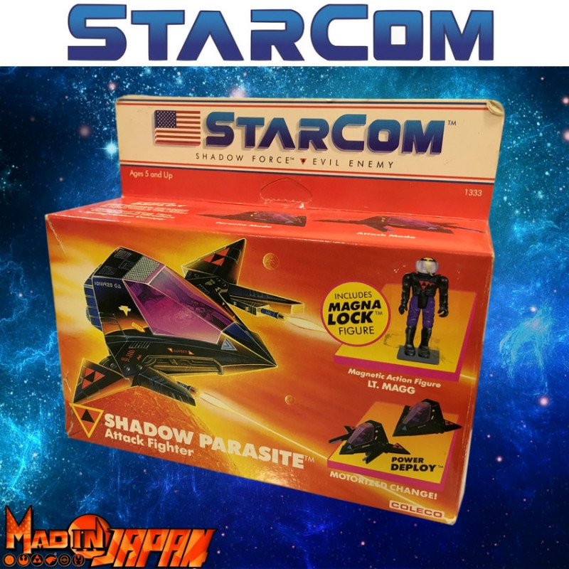 STARCOM Vaisseau Shadow Parasite Coleco STARCOM Vaisseau Shadow Parasite Coleco