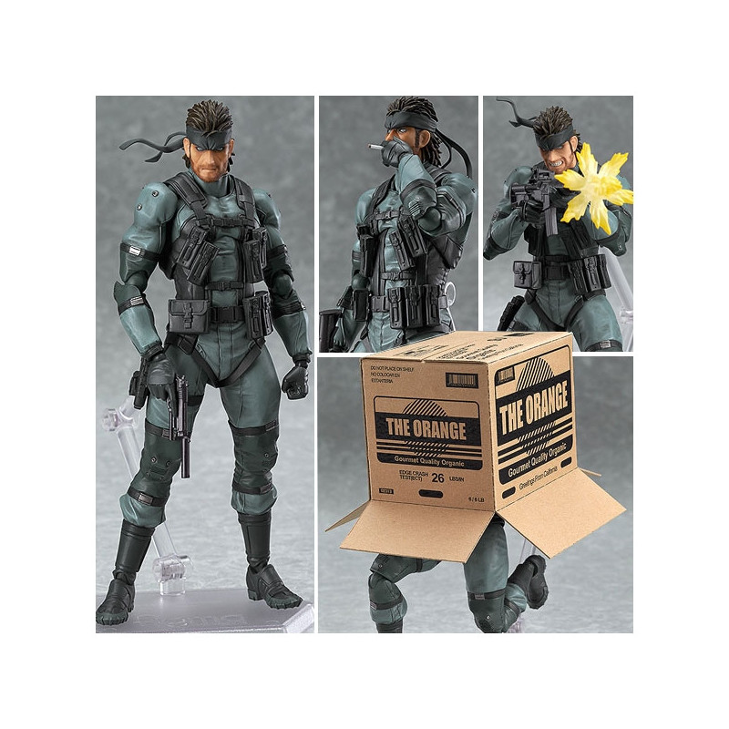 METAL GEAR figurine Solid Snake Figma Max Factory METAL GEAR figurine Solid Snake Figma Max Factory