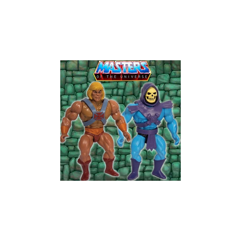 MAITRES DE L'UNIVERS Pack He-Man & Skeletor Vintage Collection Super7 MAITRES DE L'UNIVERS Pack He-Man & Skeletor Vintage Collection Super7