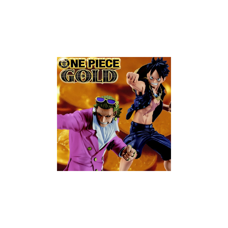 ONE PIECE GOLD diorama Luffy et Gild Tesoro DXF Manhood 2 ONE PIECE GOLD diorama Luffy et Gild Tesoro DXF Manhood 2