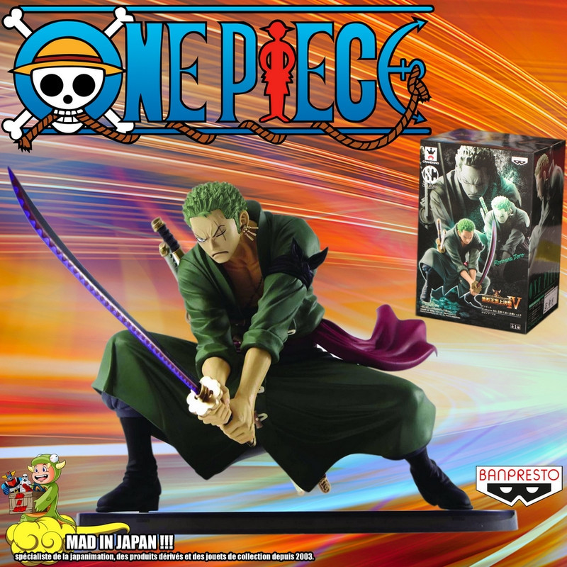 ONE PIECE figurine Zoro Scultures Banpresto