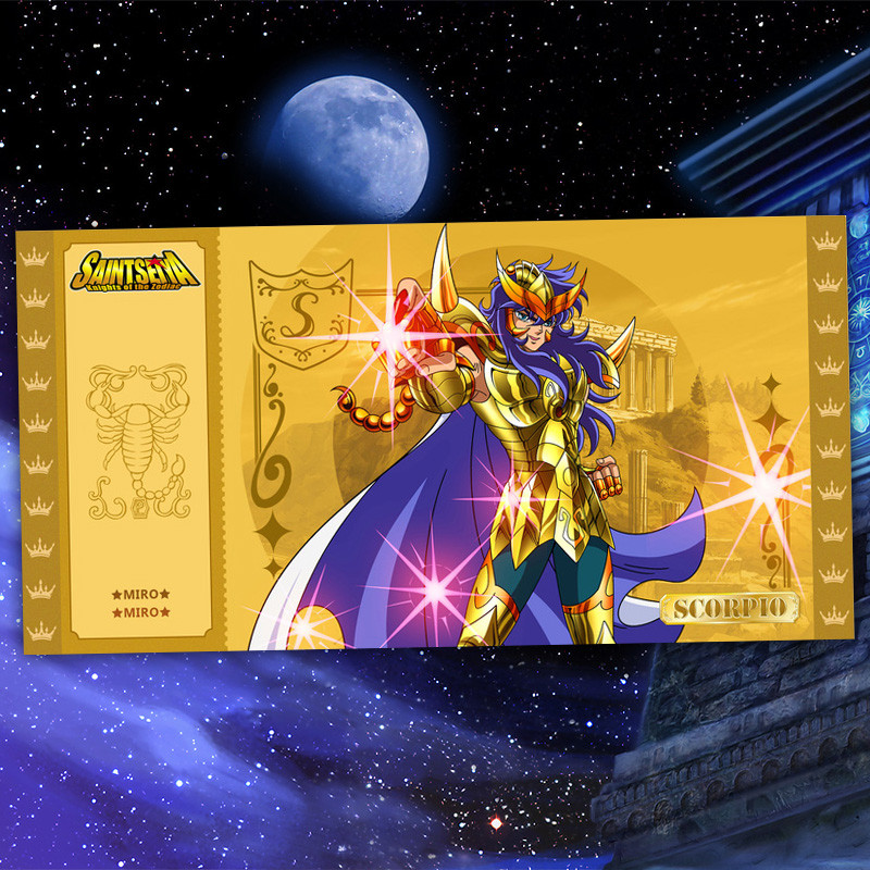 Golden Ticket Miro Cartoon Kingdom Saint seiya Golden Ticket Miro Cartoon Kingdom Saint seiya
