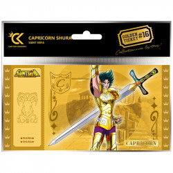 Golden Ticket Shura Cartoon Kingdom Saint Seiya