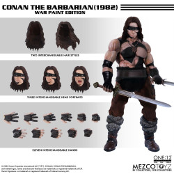 Figurine Conan 1982 War Paint Edition One:12 Mezco Toyz Conan le Barbare