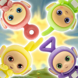 Pack 4 Figurines Cheebee Teletubbies The Loyal Subjects Teletubbies