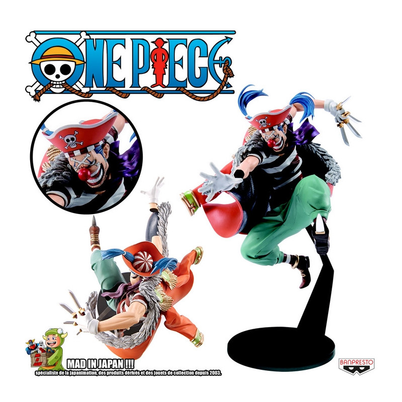ONE PIECE figurine Buggy Scultures Banpresto ONE PIECE figurine Buggy Scultures Banpresto