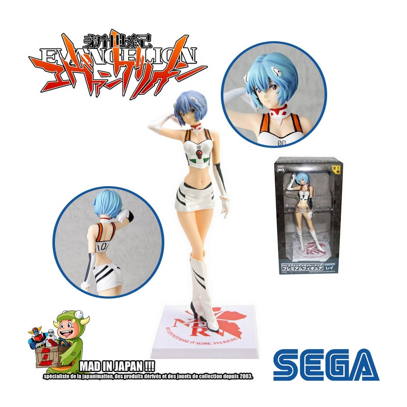 EVANGELION figurine Rei Ayanami Racing Premium Sega EVANGELION figurine Rei Ayanami Racing Premium Sega