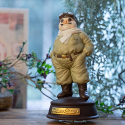 PORCO ROSSO Statue Musicale Marco Aviateur Sekiguchi