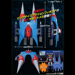 GOLDORAK Fossoirak Grand Action BigSize Model Evolution Toy