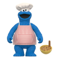 Figurine ReAction Chef Cookie Monster Super7 Sesame Street