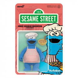Figurine ReAction Chef Cookie Monster Super7 Sesame Street