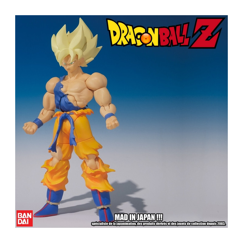 DRAGON BALL Z figurine Shodo Son Goku Super Saiyan Bandai