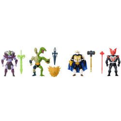 Pack 4 figurines Origins Mattel Maitres de l'Univers