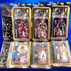 SPACE SHERIFF Pack 6 Figurines Action Figure Collection Banpresto