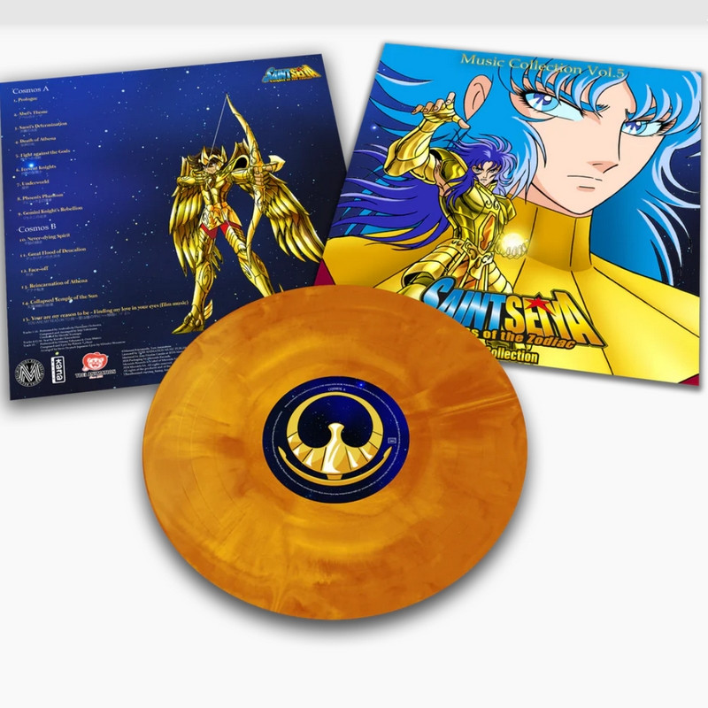 SAINT SEIYA Disque Vinyle 33 Tours Saint Seiya Original Soundtrack Vol. 5  Microids Records SAINT SEIYA Disque Vinyle 33 Tours Saint Seiya Original Soundtrack Vol. 5  Microids Records