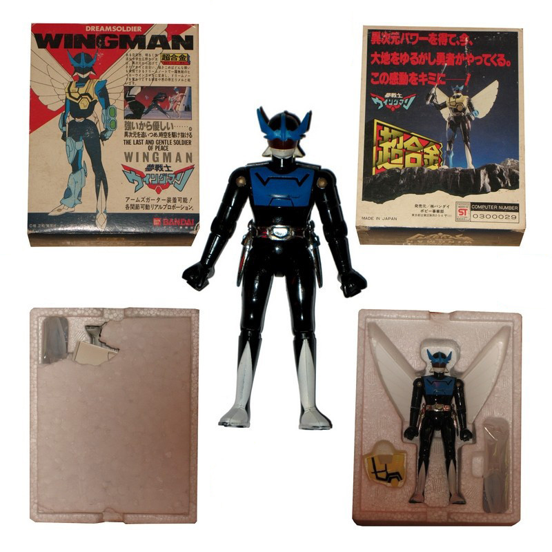 WINGMAN figurine Dream Soldier Chogokin Bandai Popy WINGMAN figurine Dream Soldier Chogokin Bandai Popy