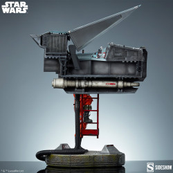 Statue Luke Skywalker & X-Wing : Red Five Standing By Premium Format Sideshow Star Wars