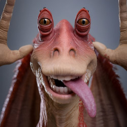 Figurine Jar Jar Binks Movie Masterpiece Hot Toys Star Wars