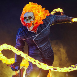 MARVEL Statue Ghost Rider Premium Format Classic Variant Sideshow