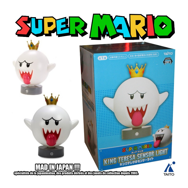 SUPER MARIO lampe veilleuse Roi Boo Taito King Teresa Sensor Light SUPER MARIO lampe veilleuse Roi Boo Taito King Teresa Sensor Light