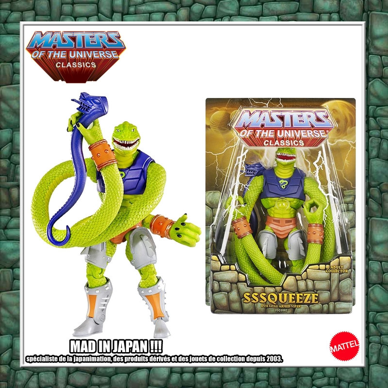 MAITRES DE L'UNIVERS CLASSICS figurine Sssqueeze MAITRES DE L'UNIVERS CLASSICS figurine Sssqueeze