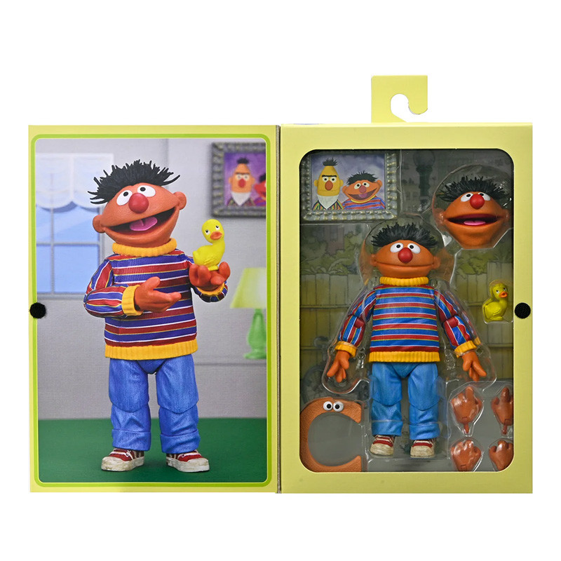 Peluche ERNIE de 1 rue sésame (muppets) neuf - Collection