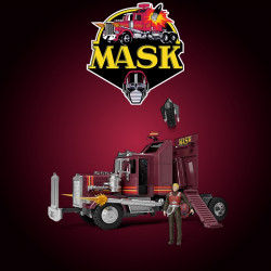 M.A.S.K. Véhicule Rhino & Figurines Matt Trakker & Bruce Sato The Loyal Subjects