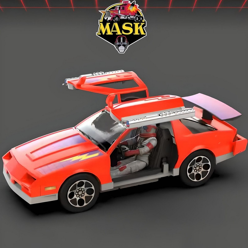 M.A.S.K. Véhicule Thunderhawk  & Figurine Matt Trakker The Loyal Subjects