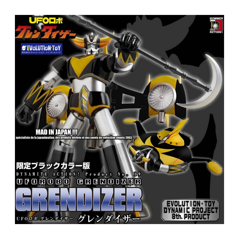GOLDORAK figurine Goldorak Black Dynamite Action Evolution Toy GOLDORAK figurine Goldorak Black Dynamite Action Evolution Toy