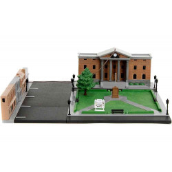 Diorama palais de justice de Hill Valley Jada Toys Retour vers le futur