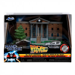Diorama palais de justice de Hill Valley Jada Toys Retour vers le futur