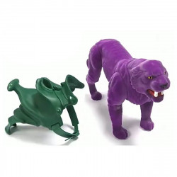 MAITRES DE L'UNIVERS Origins Figurine Panthor Flocked Collectors Edition Exclusive Mattel