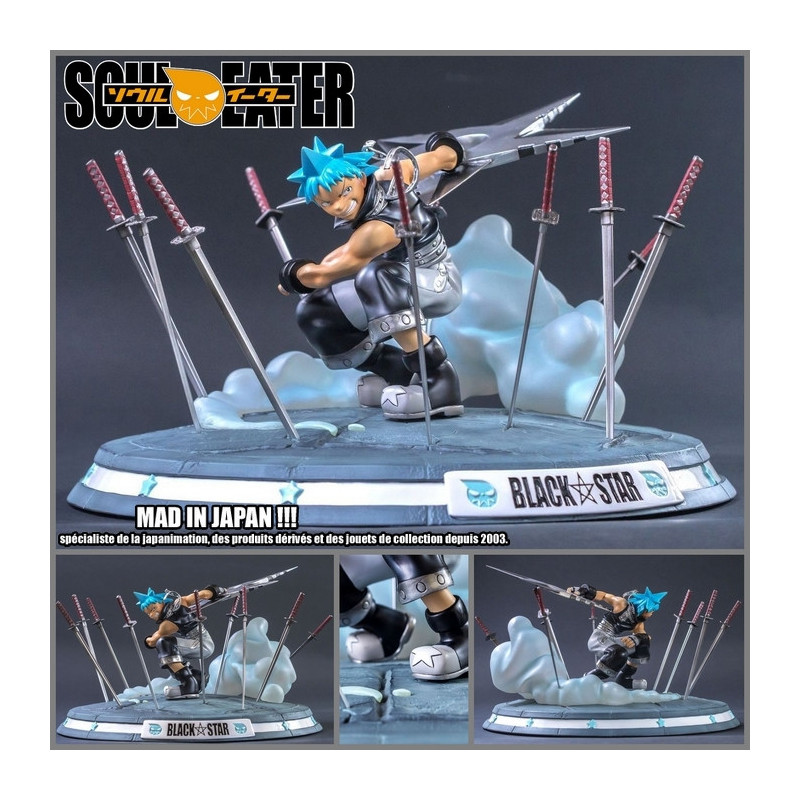 SOUL EATER Statue Black Star Counter-Strikes HQS Tsume