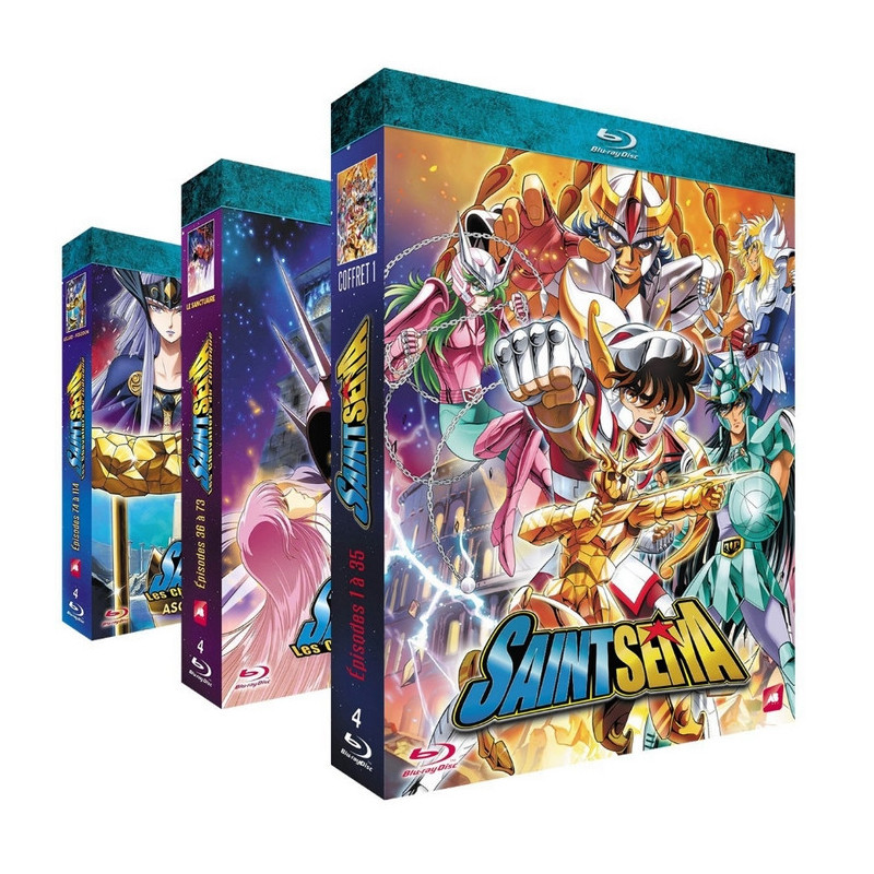 SAINT SEIYA Intégrale Pack 3 Coffrets Blu-ray SAINT SEIYA Intégrale Pack 3 Coffrets Blu-ray