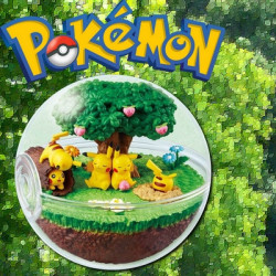 POKEMON Terrarium Pikachu Collection DX Re-Ment