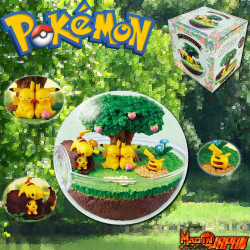  POKEMON Terrarium Pikachu Collection DX Re-Ment