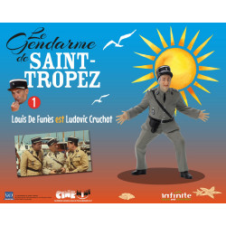 Figurine Louis de Funès est Ludovic Cruchot Cine-Mini Infinite Statue Le Gendarme de Saint-Tropez