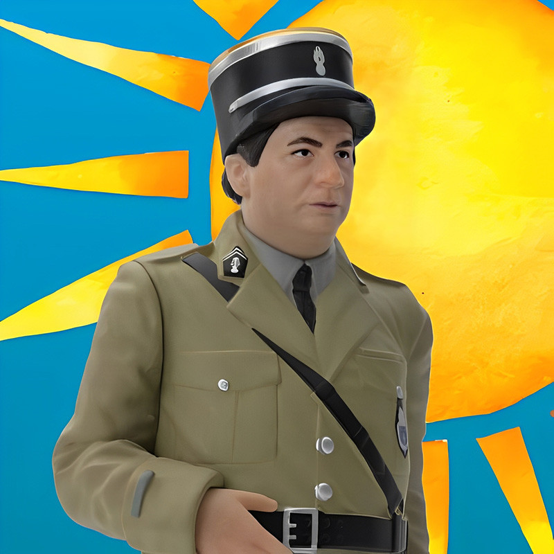Figurine Michel Galabru est Jérôme Gerber Cine-Mini Infinite Statue Le Gendarme de Saint-Tropez Figurine Michel Galabru est Jérôme Gerber Cine-Mini Infinite Statue Le Gendarme de Saint-Tropez