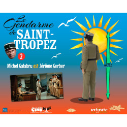 Figurine Michel Galabru est Jérôme Gerber Cine-Mini Infinite Statue Le Gendarme de Saint-Tropez
