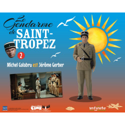 Figurine Michel Galabru est Jérôme Gerber Cine-Mini Infinite Statue Le Gendarme de Saint-Tropez