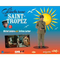 Figurine Michel Galabru est Jérôme Gerber Cine-Mini Infinite Statue Le Gendarme de Saint-Tropez