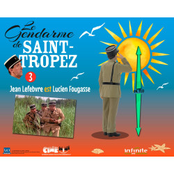 Figurine Jean Lefebvre est Lucien Fougasse Cine-Mini Infinite Statue Le Gendarme de Saint-Tropez