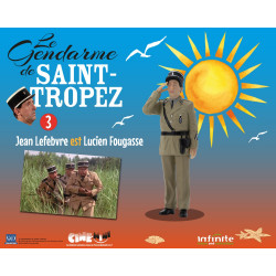 Figurine Jean Lefebvre est Lucien Fougasse Cine-Mini Infinite Statue Le Gendarme de Saint-Tropez