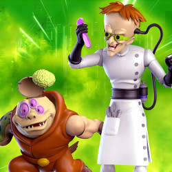 Figurines Dr Karbunkle & Fred le Mutant Nacelle Les Motards de l'espace
